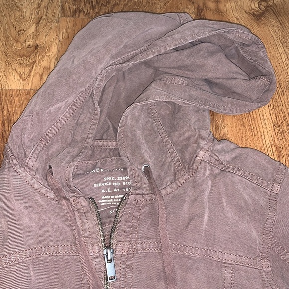 AEO Women's Jacket. Size S. Color: Plum. - Picture 2 of 5